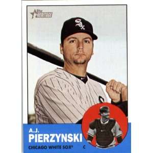 2012 Topps Heritage 118 A.J. Pierzynski   Chicago White Sox (ENCASED 