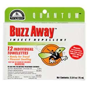  Quantum Buzz Away Towelettes   Box of 12 Health 