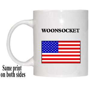  US Flag   Woonsocket, Rhode Island (RI) Mug Everything 