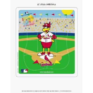  MLB St Louis Cardinals Wooden Mascot Puzzle *SALE*