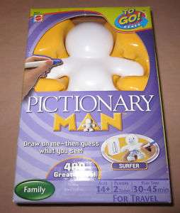 Pictionary Man Travel Game   2009 To Go Games Mattel  