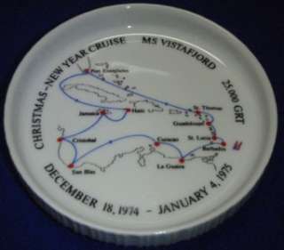 ROSENTHAL Coaster MS VISTAFJORD Norwegian Cruise 74 75  