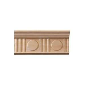  Deco Carved Crown Molding   Cherry Wood