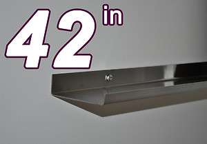 Xtra Deep 42 Stainless Steel Picture Ledge/Wall Displa  