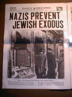 1933 46 Newspapers REMEMBRANCE of THE HOLOCAUST Judaica  