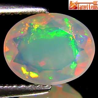 06 Ct Dazzling Attractive Multicolor Flashing Natural Rainbow Opal 