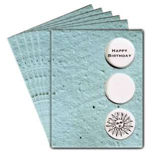  Bloomin Seed Paper happy birthday Fresh Blooms folding 