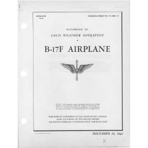 Boeing B 17 F Aircraft Cold Weather Manual Boeing  Books