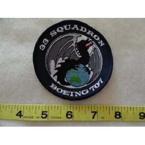  Boeing 707 33 Squadron Patch 