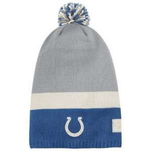    Mens Indianapolis Colts Long Pom Knit Hat