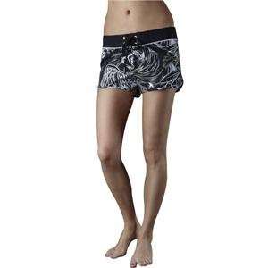    Fox Racing Womens Turbulence Boardshorts   9/Black Automotive