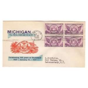   The Wolverine State (40)First Day Cover; Michigan The Wolverine State