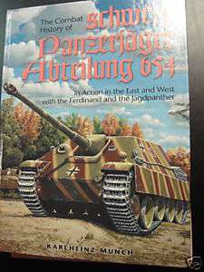WW2 German Schwere Panzer Abteilung 654 Tank Ref Book  