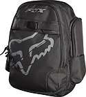 new fox racing step up backpack school bookbag black