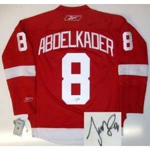  Justin Abdelkader Autographed Jersey   08cup Sports 