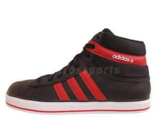 Adidas Neo Label Daily Fresh Mid Black Red 2012 Mens Casual Shoes 
