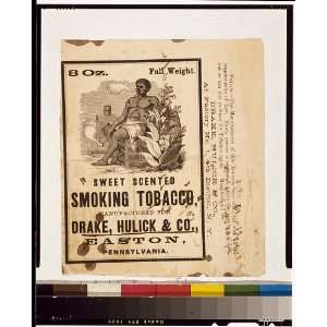   Drake,Hulick & Co,Easton,Pennsylvania,PA,1870,Tobacco