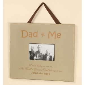  Personalized Laser Engraveable 4 x 6 Photo Frame  Dad and 