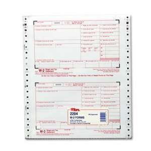  W 2 Tax Form, 4 Part Carbonless, 24 Forms Electronics