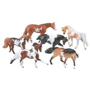  Breyer Mini Whinnies 6 Pintos   Red Case Toys & Games