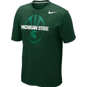  Michigan State Spartans Green Nike 2012 Football Team Issue 