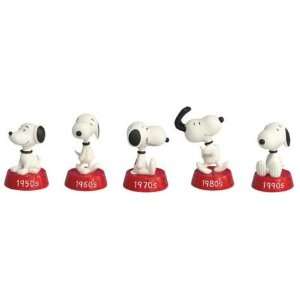   Then & Now 5 Pieces Mini Figurines Collectible Set 