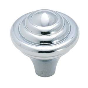  Amerock Abstractions 1 1/4 Cabinet Knob Polished Chrome 