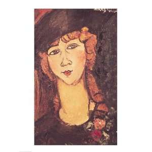  Lolotte, 1917   Poster by Amedeo Modigliani (18x24 