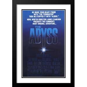  The Abyss 32x45 Framed and Double Matted Movie Poster 