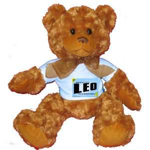  FROM THE LOINS OF MY MOTHER COMES LEO Plush Teddy Bear 