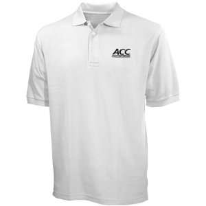 ACC Conference White Pique Polo