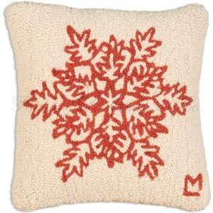  Snowflake Winter Decorative Accent Pillow.  