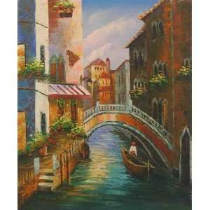  Colorful Venice Oil Painting on Canvas Hand Made Replica 