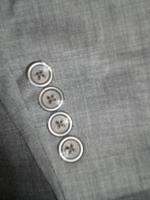RALPH LAUREN Gray 3 Button Suit 38 R  