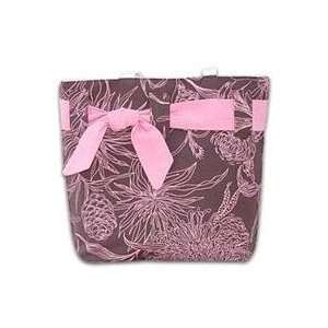  Hottie Tottie Pink Chrysanthemum Canvas Diaper Tote Baby