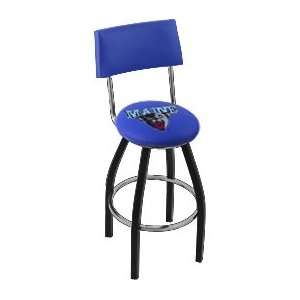  University of Maine Steel Logo Stool with Back and L8BC4 