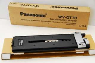 PANASONIC WV QT70 Video Camera plate (NEW)  