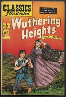 CLASSICS ILLUSTRATED #59 WUTHERING HEIGHTS ORIGINAL  