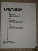 1997 Lawn Boy 320 SnowThrower 28220 Operators Manual  