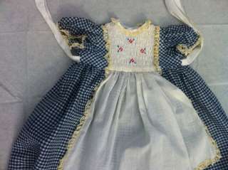 DOROTHY WIZARD OF OZ STYLE VINTAGE POLLY FLINDERS BABY 12 MONTHS DRESS 