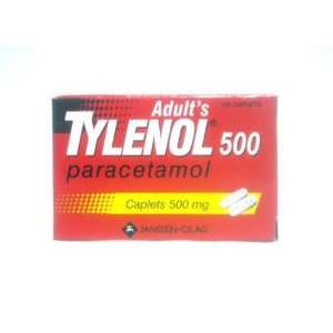 Tylenol Paracetamol Fast Acting 500 Mg 50 Caplets 