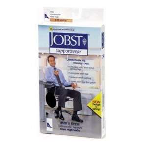  Jobst Socks Mens Dress Knee High 8 15mm Navy (110785) MED 