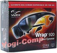 Vuzix Wrap 920 2D & 3D Video Eyewear Eyeglasses NEW  