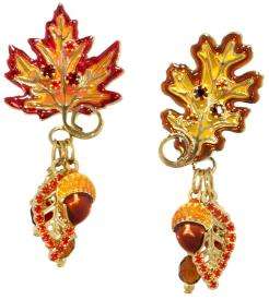 Lunch at The Ritz 2GO Autumn In NY Earrings Clip   Fall  