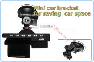 New HD720p 1280*720 30fps In Car Vehicle Dash Camera DVR Rotable 270 