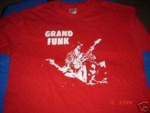 GRAND FUNK RAILROAD   2ND ALBUM DESIGN T SHIRT 70S hard rockers 