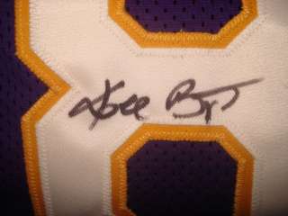 KOBE BRYANT HAND SIGNED AUTOGRAPHED LAKERS BASKETBALL JERSEY AUTO 