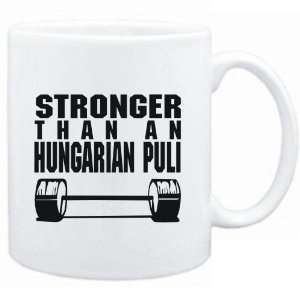   Mug White  STRONGER THAN A Hungarian Puli  Dogs