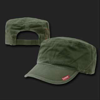 OLIVE GREEN Military Style Army Cadet GI Patrol CAP HAT  