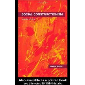  Social Constructionism [Paperback] Vivien Burr Books